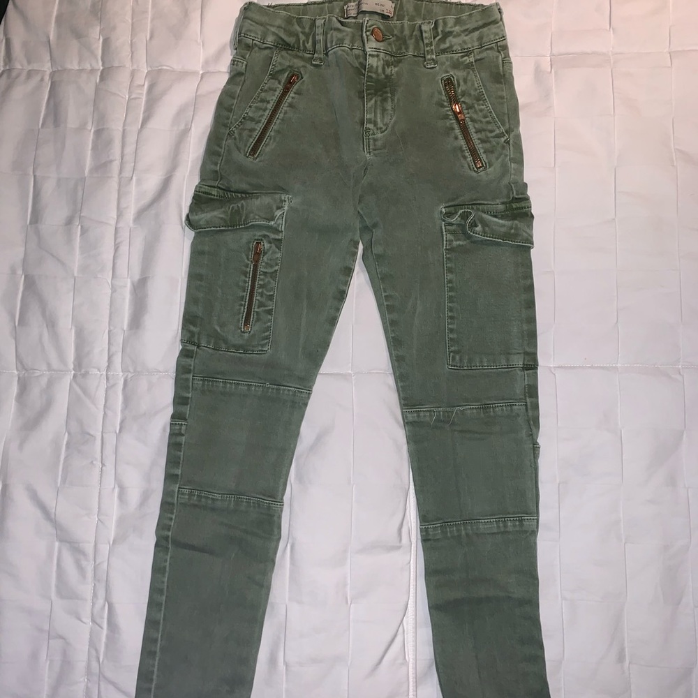 Zara Girls Green Pants